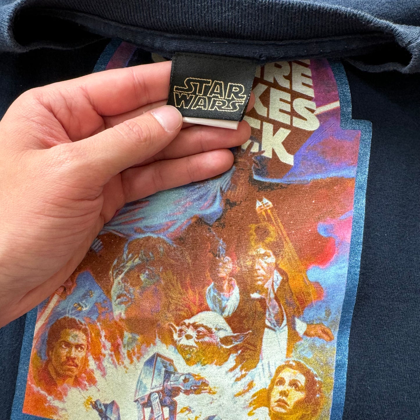 Vintage Star Wars Enemy Strikes Back T-shirt Sz XL