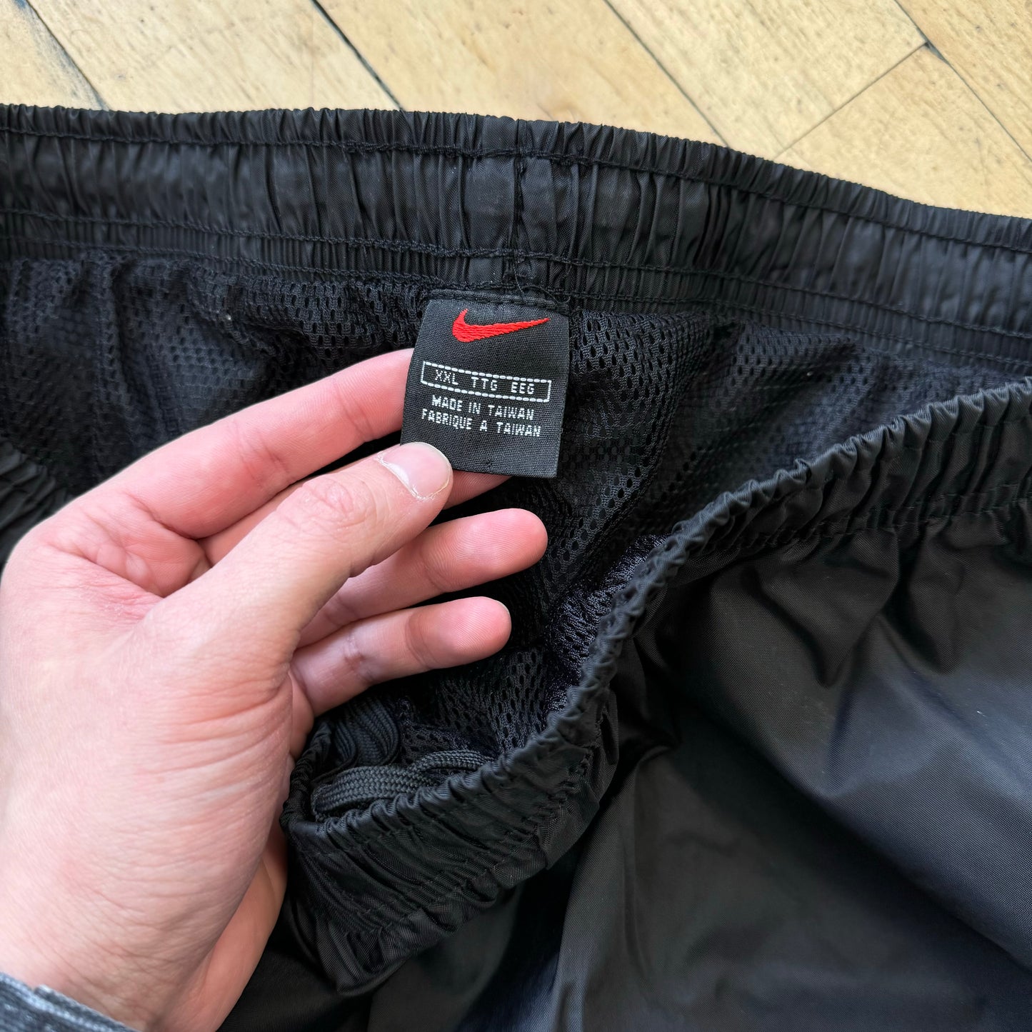 Vintage Black Nike TrackPants Sz XXL