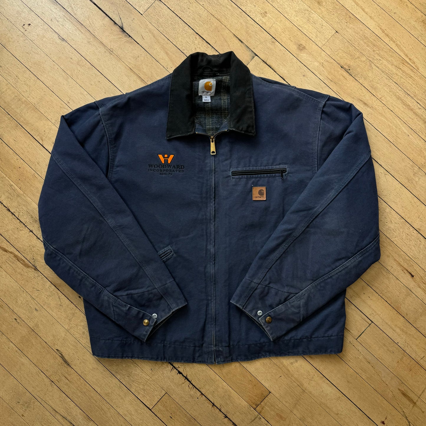 Vintage Navy Carhartt Detroit Jacket Sz XL