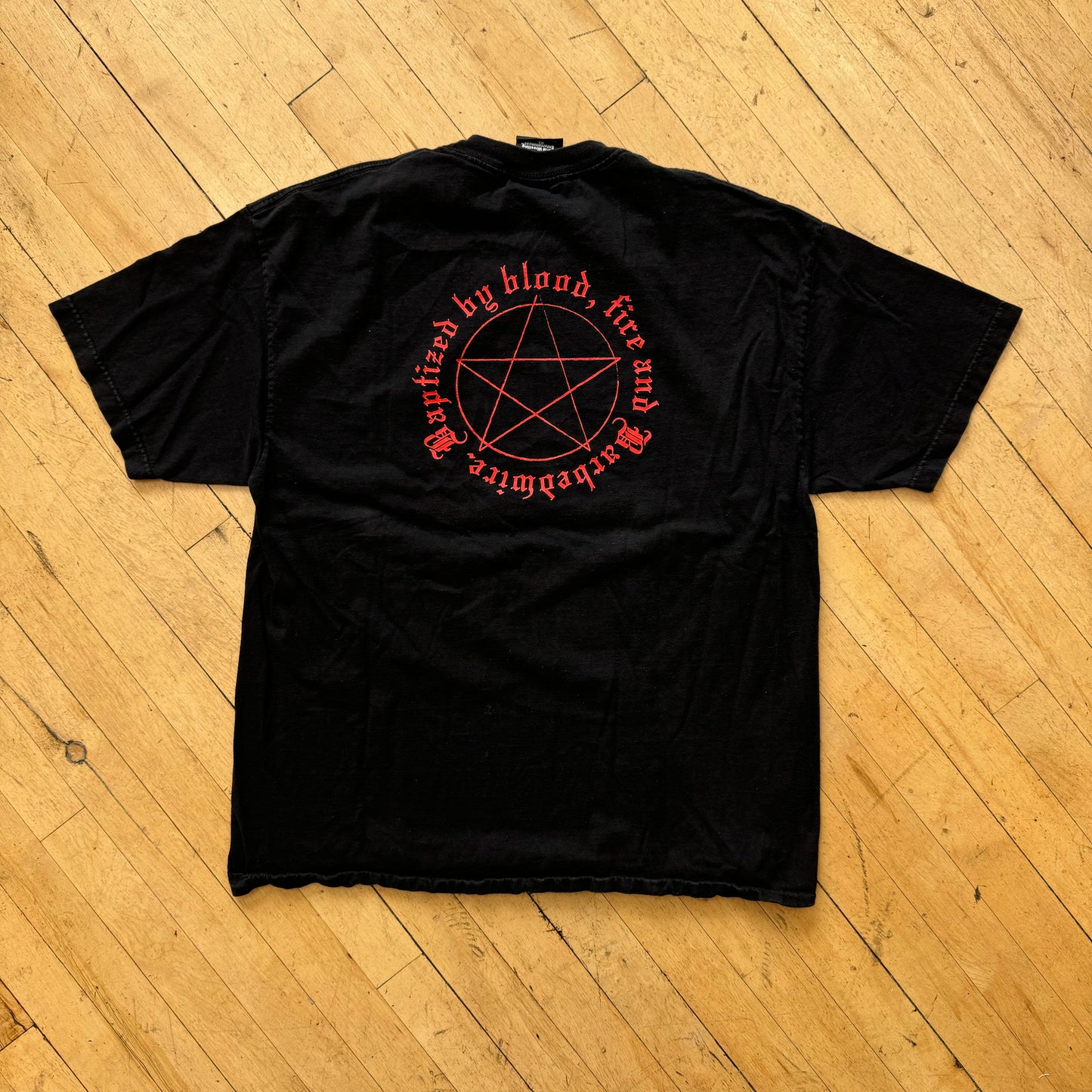 Vintage WWE Mahoney Baptized T-shirt Sz XL