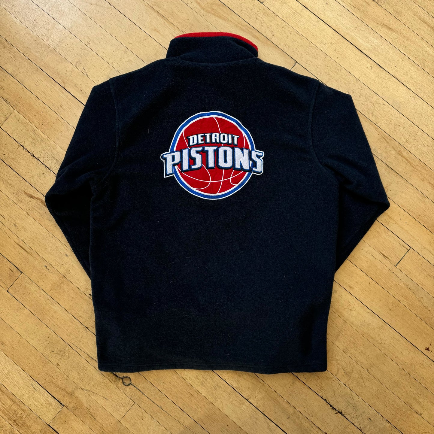 Vintage Detroit Pistons Fleece Jacket Sz L