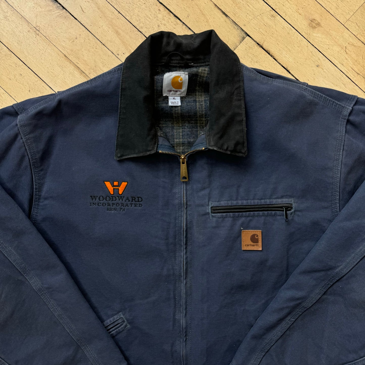 Vintage Navy Carhartt Detroit Jacket Sz XL