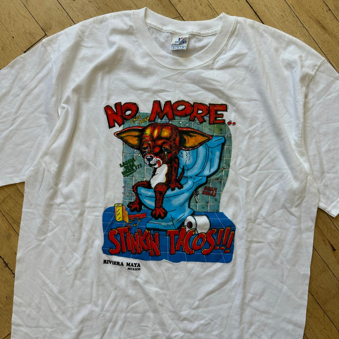 Vintage No More Stinkin Tacos T-shirt Sz XL