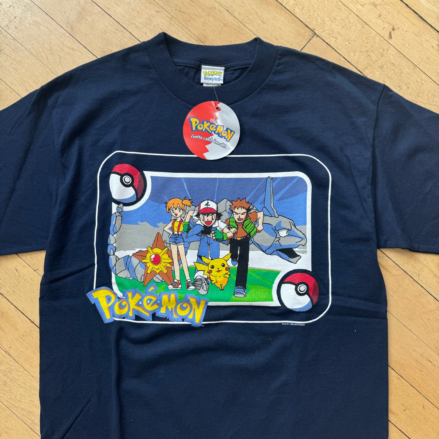 Vintage Pokémon Nintendo T-shirt Sz M