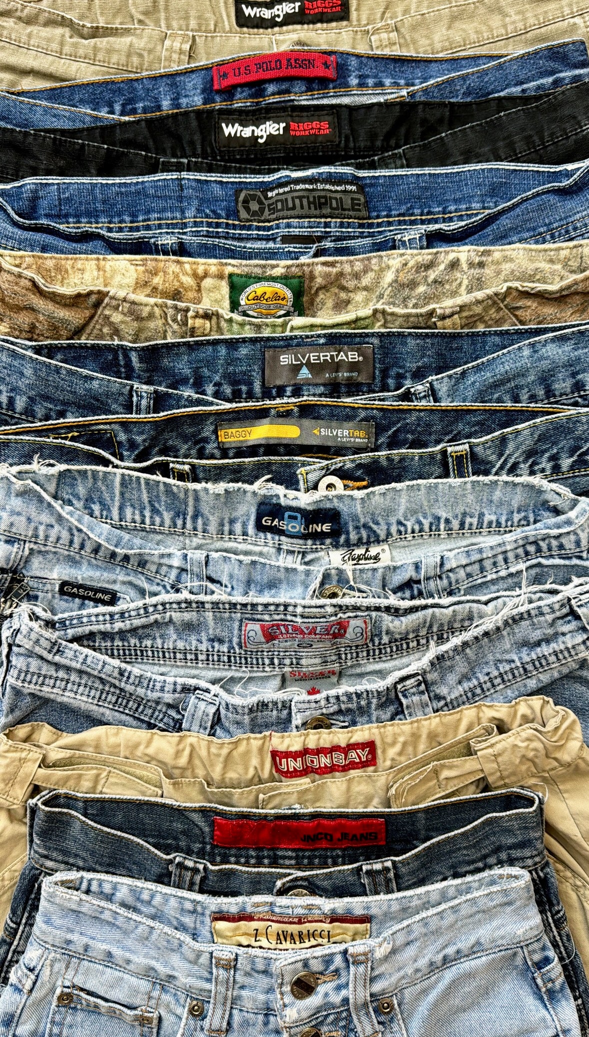 Vintage Pants, Denim & Cargos