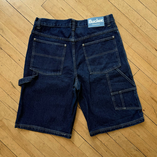 Y2K Bucker Jean Denim Jean Shorts Sz 38