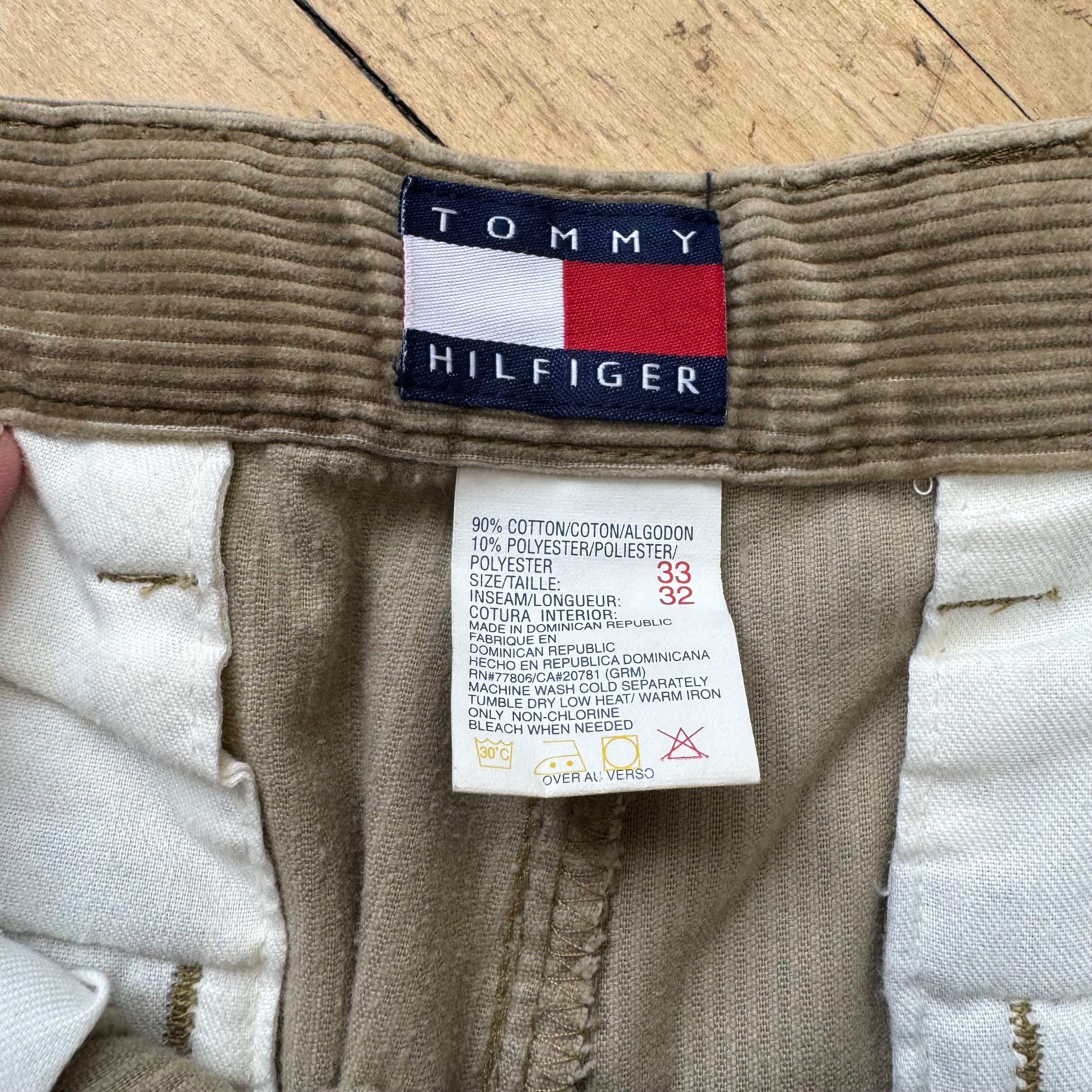 Vintage Tommy Hilfiger Corduroy Pants Sz 32x32