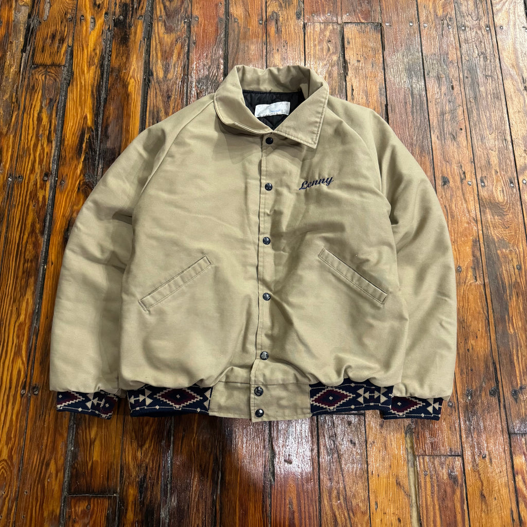 Vintage Wee Bee Truckin Sioux Falls Jacket Sz L