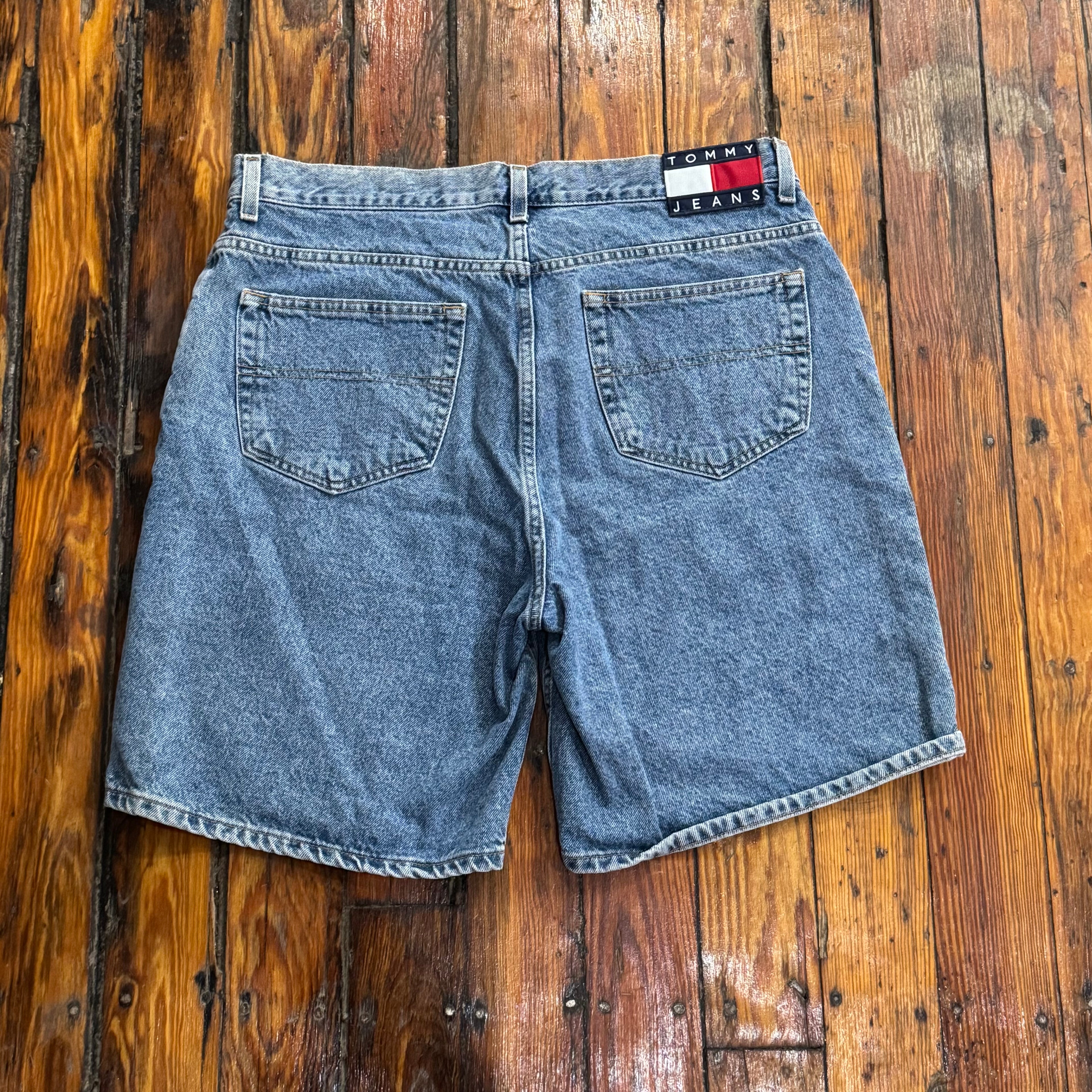 Vintage Tommy Hilfiger Denim Jean Shorts Sz 38