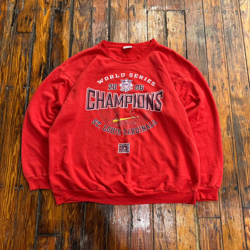 Vintage Cardinals World Series Champions CrewNeck Sz XL
