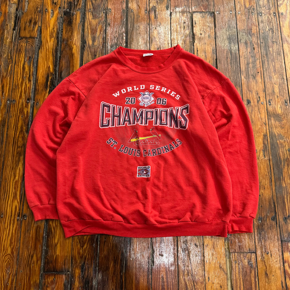 Vintage Cardinals World Series Champions CrewNeck Sz XL