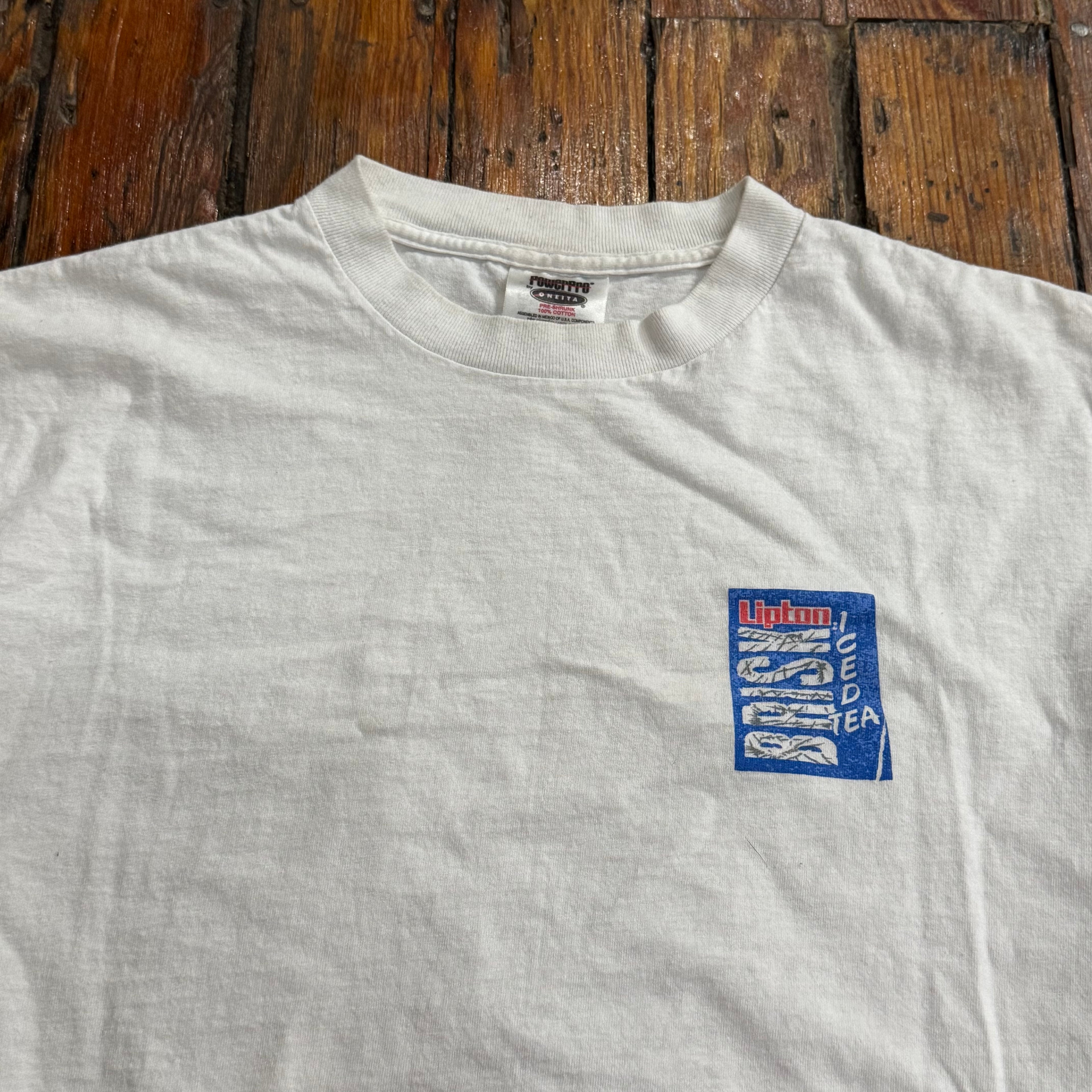 Vintage Lipton Brisk Ice Tea Promo T-shirt Sz L