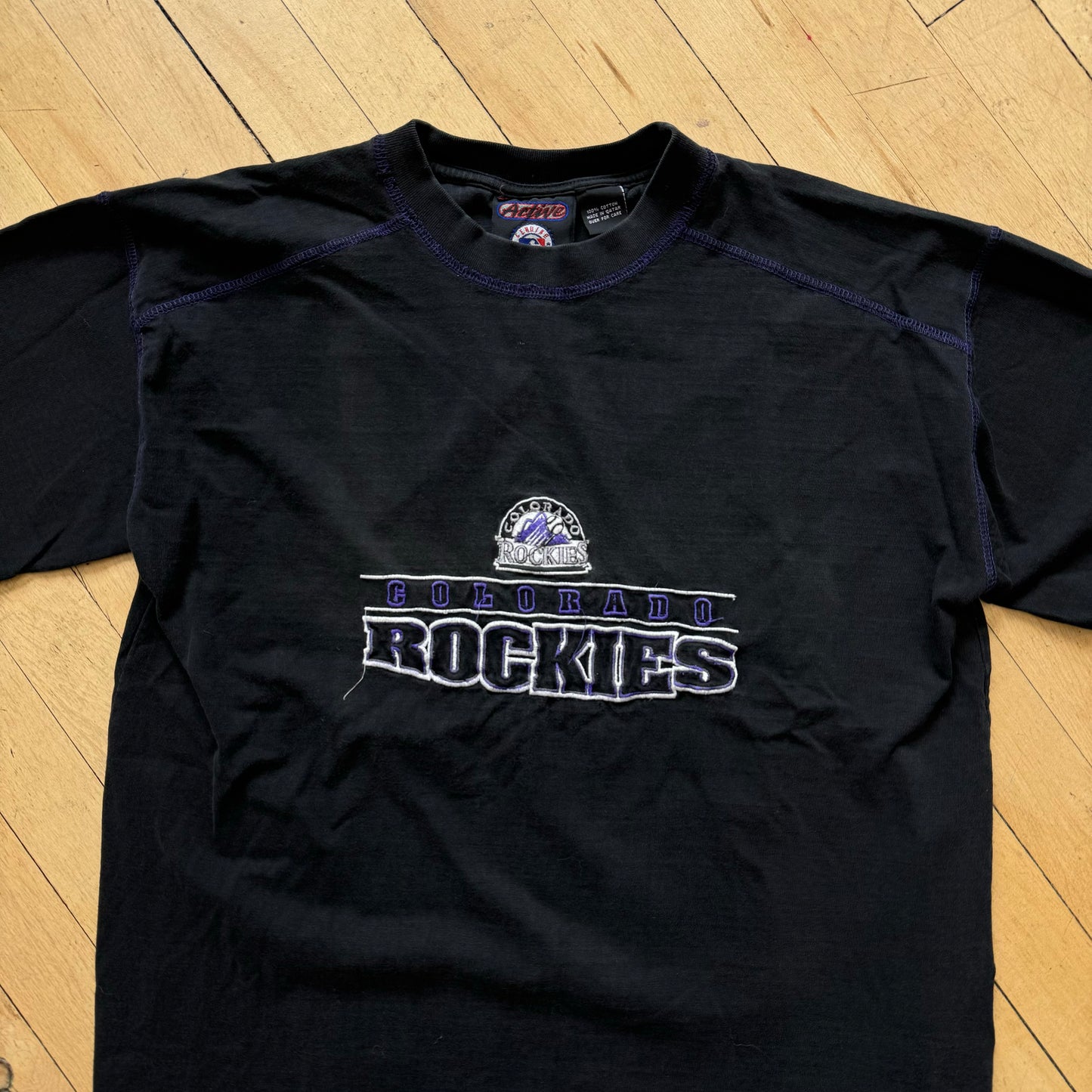 Vintage MLB Colorado Rockies T-shirt Sz M