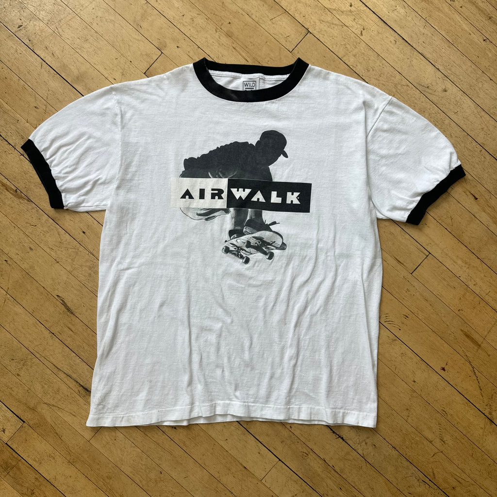 Vintage Air-walk 19oz Skate Shoe Promo T-shirt Sz XL