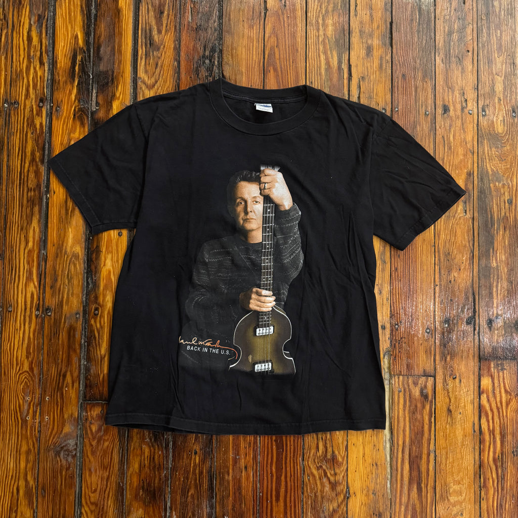 Vintage Paul McCartney Back in US Tour T-shirt Sz L