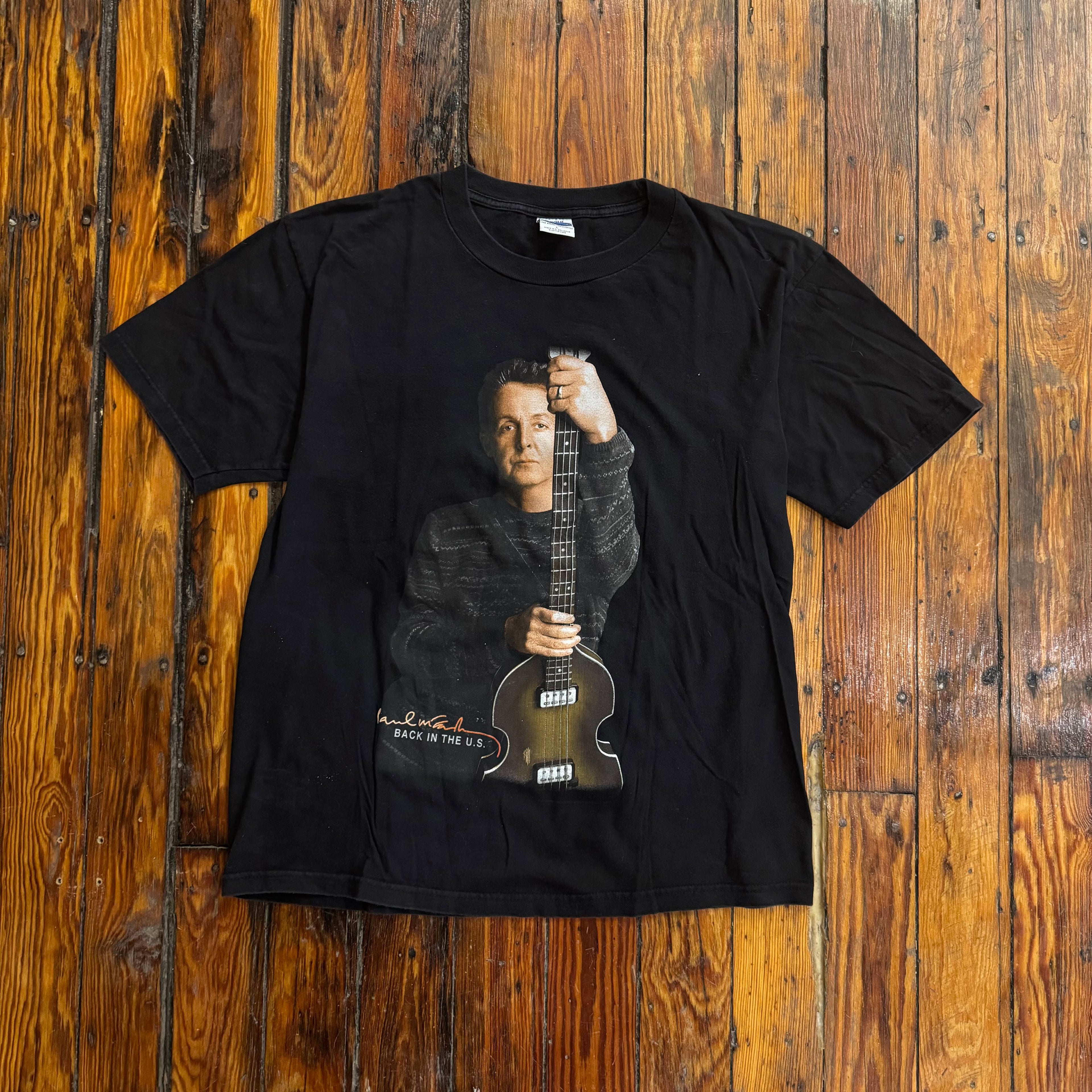 Vintage Paul McCartney Back in US Tour T-shirt Sz L