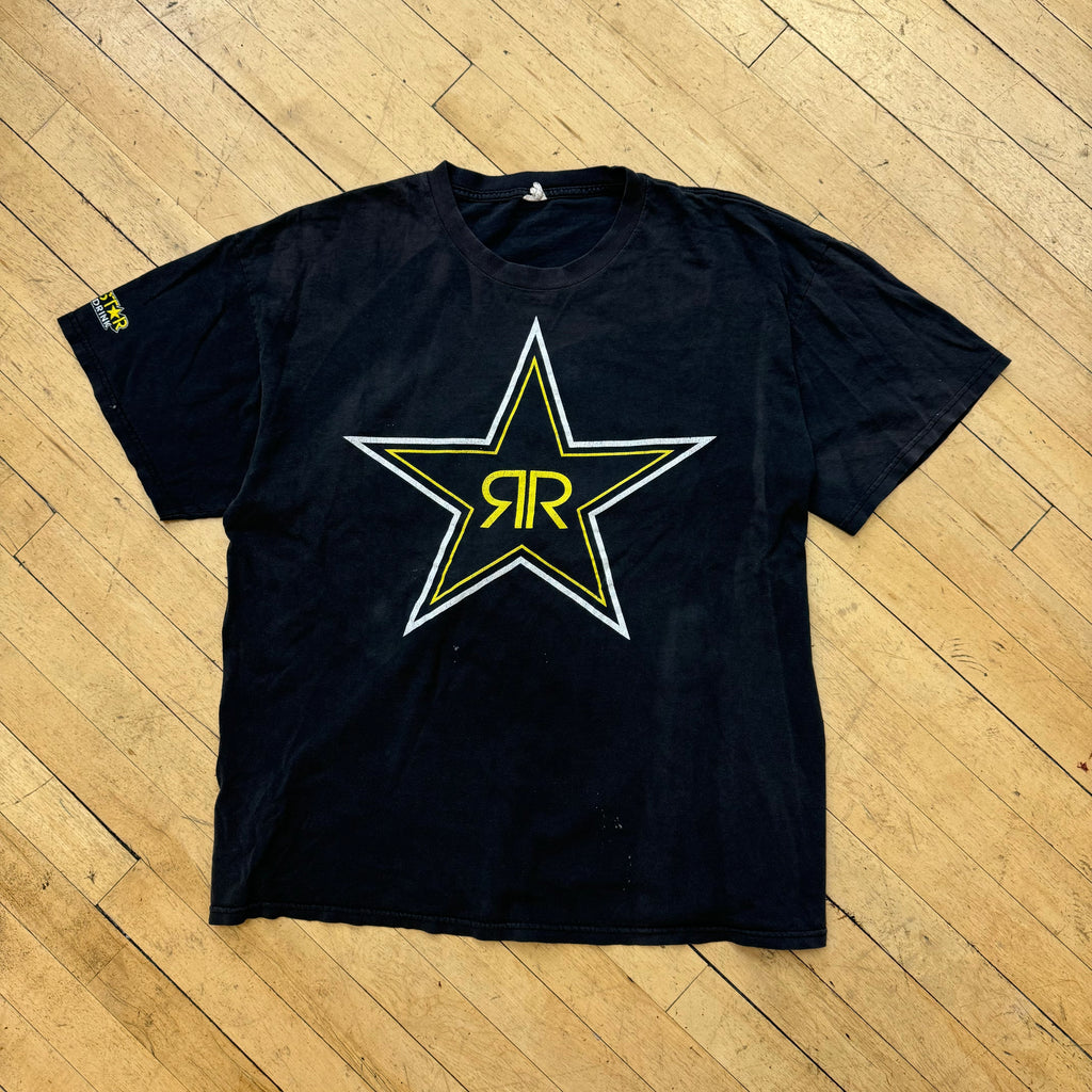 Y2K Rockstar Enegery X Harley Davidson T-shirt Sz XL