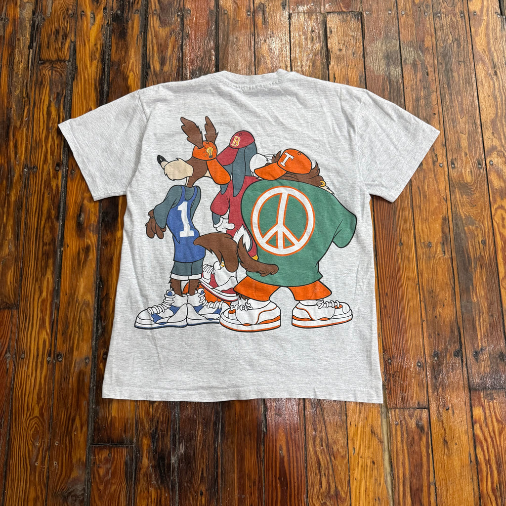 Vintage Looney Tuned Hip-Hop Basketball T-shirt Sz XL