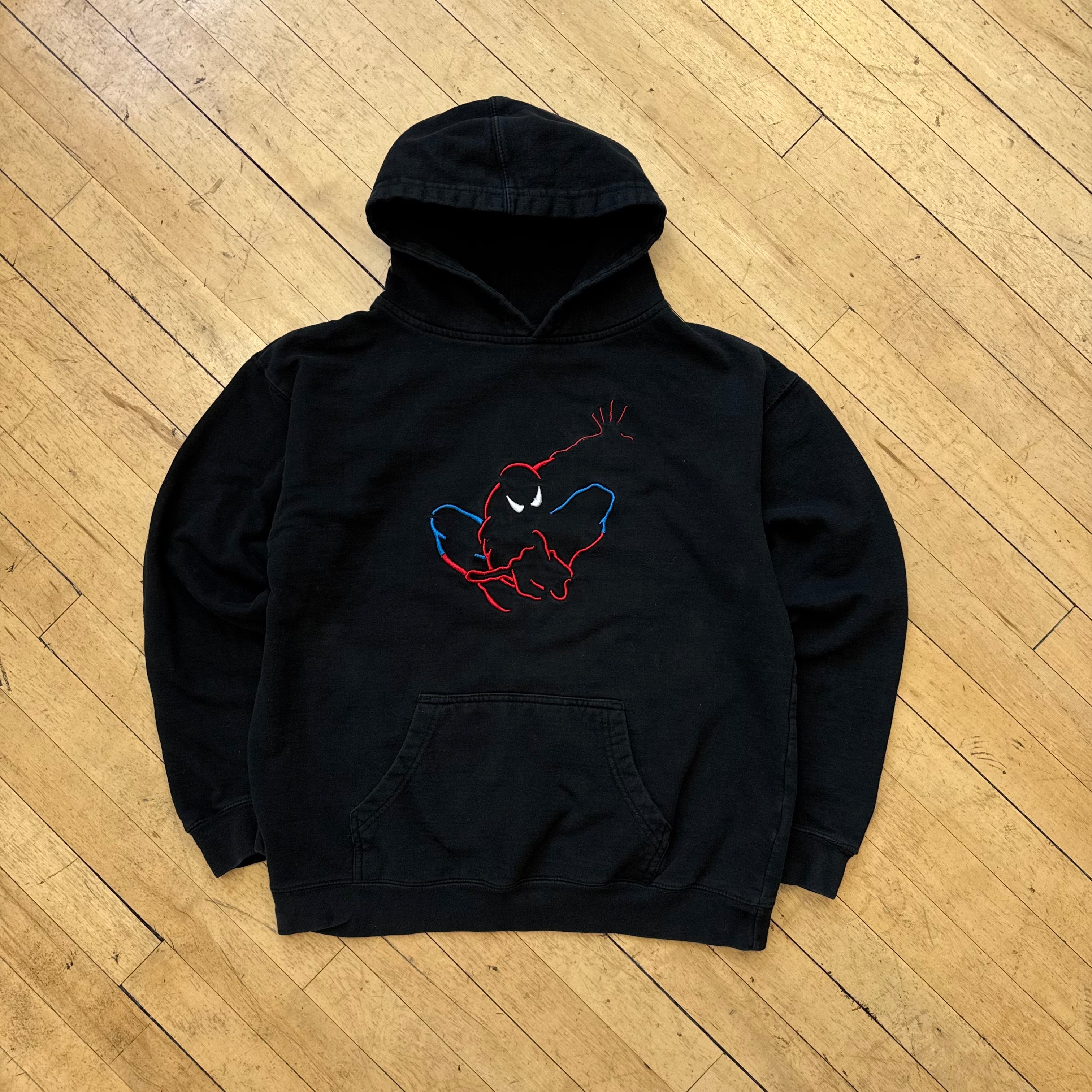 Y2K Spider-Man Marvel Hoodie Sz S