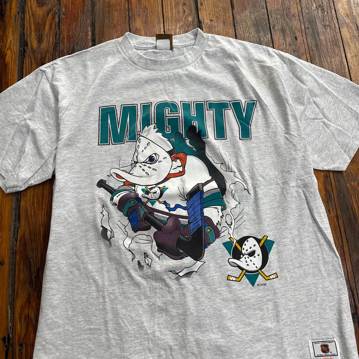 Vintage Mighty Ducks Breakthrough T-shirt Sz XL (NEW)
