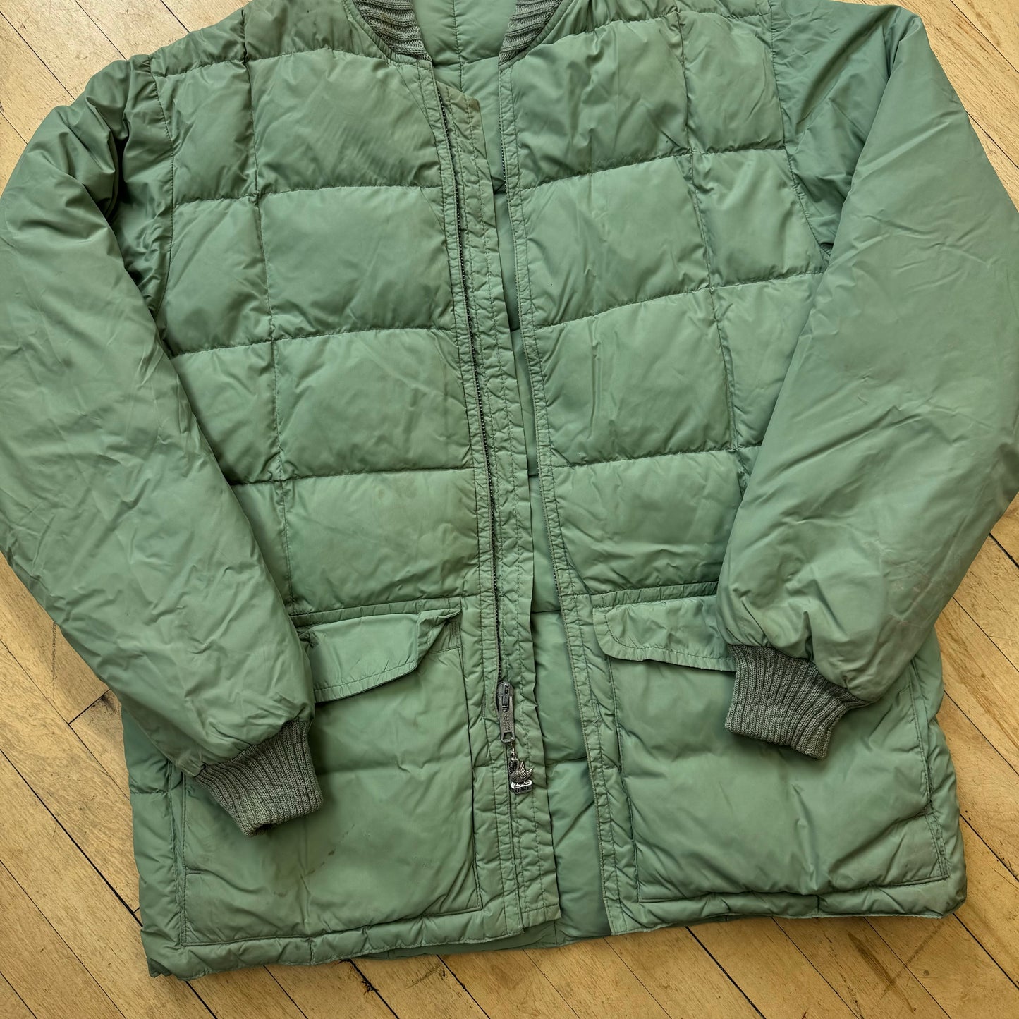 Vintage Comfy Goose Down Puffer Jacket Sz L