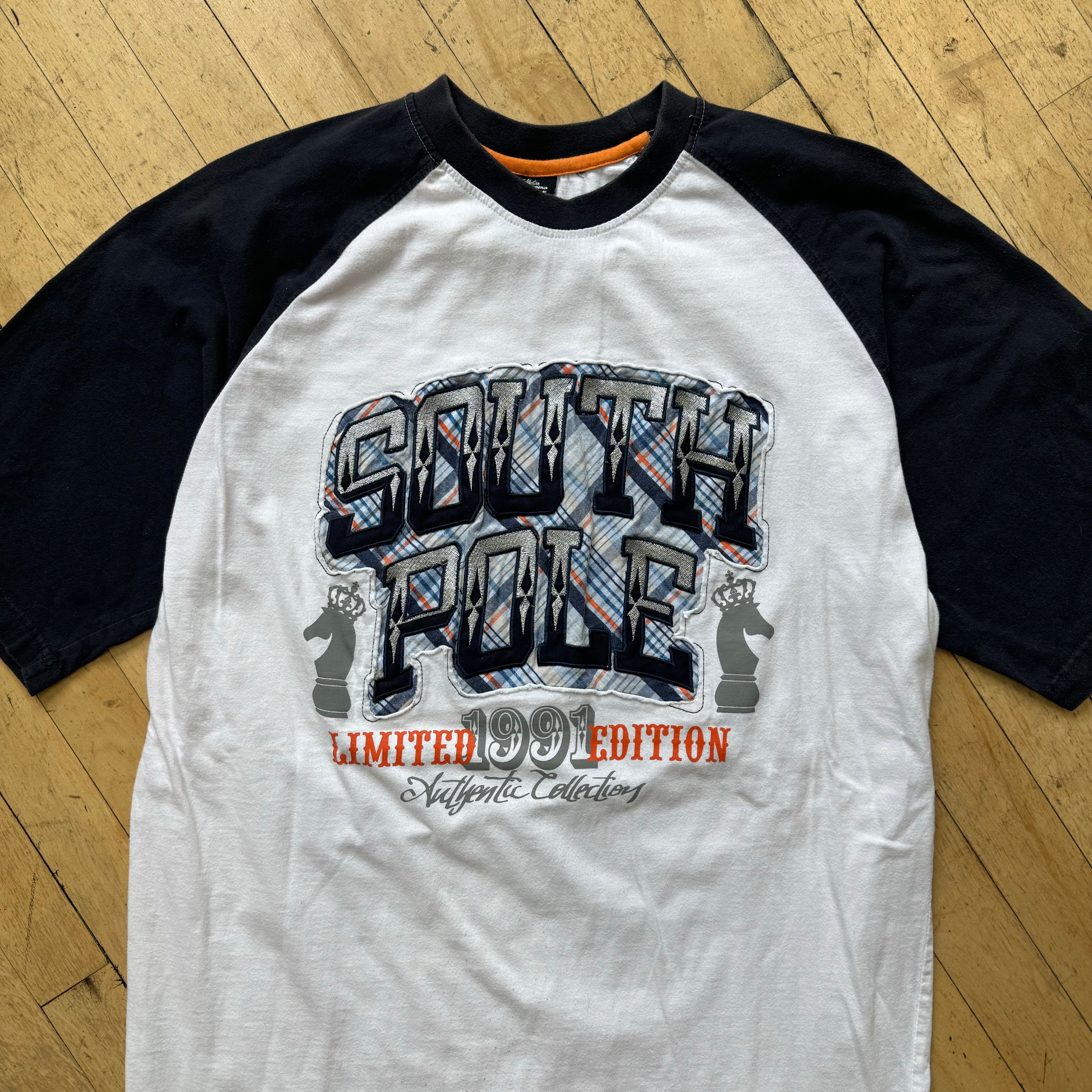 Y2K South Pole Spellout T-shirt Sz L