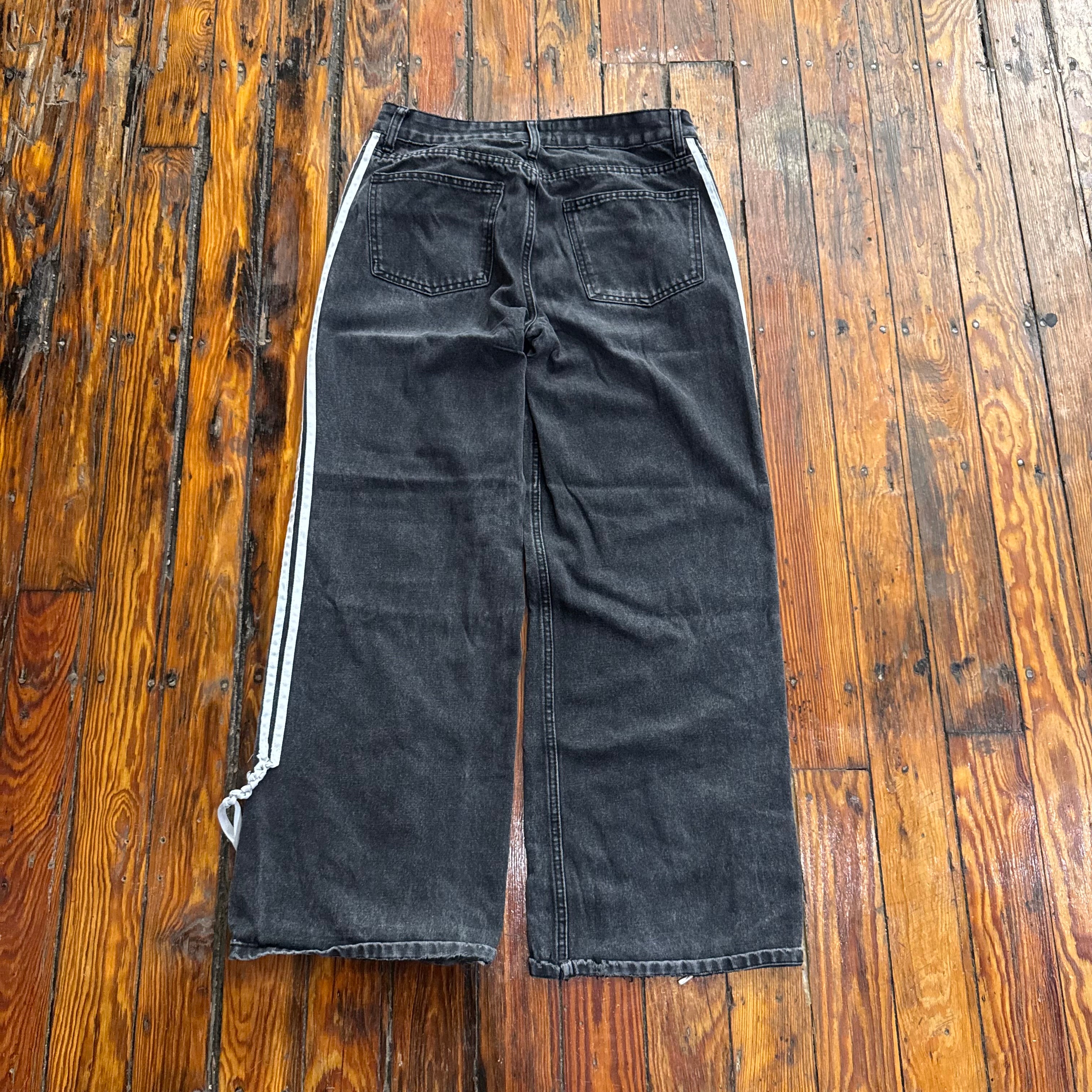 Y2K Custom Baggy Denim Jeans Sz 9x29