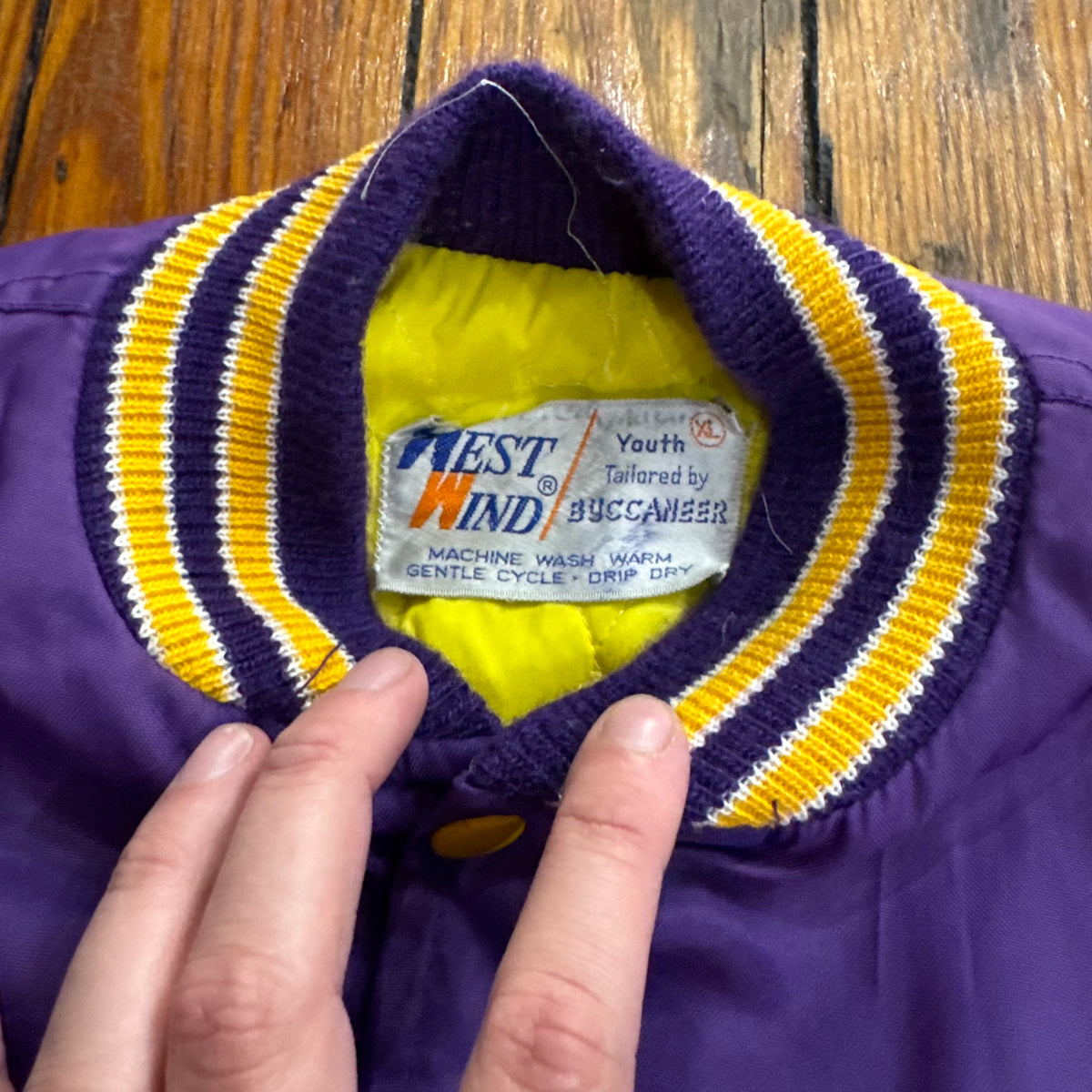 Vintage Minnesota Vikings Bomber Jacket Sz XS