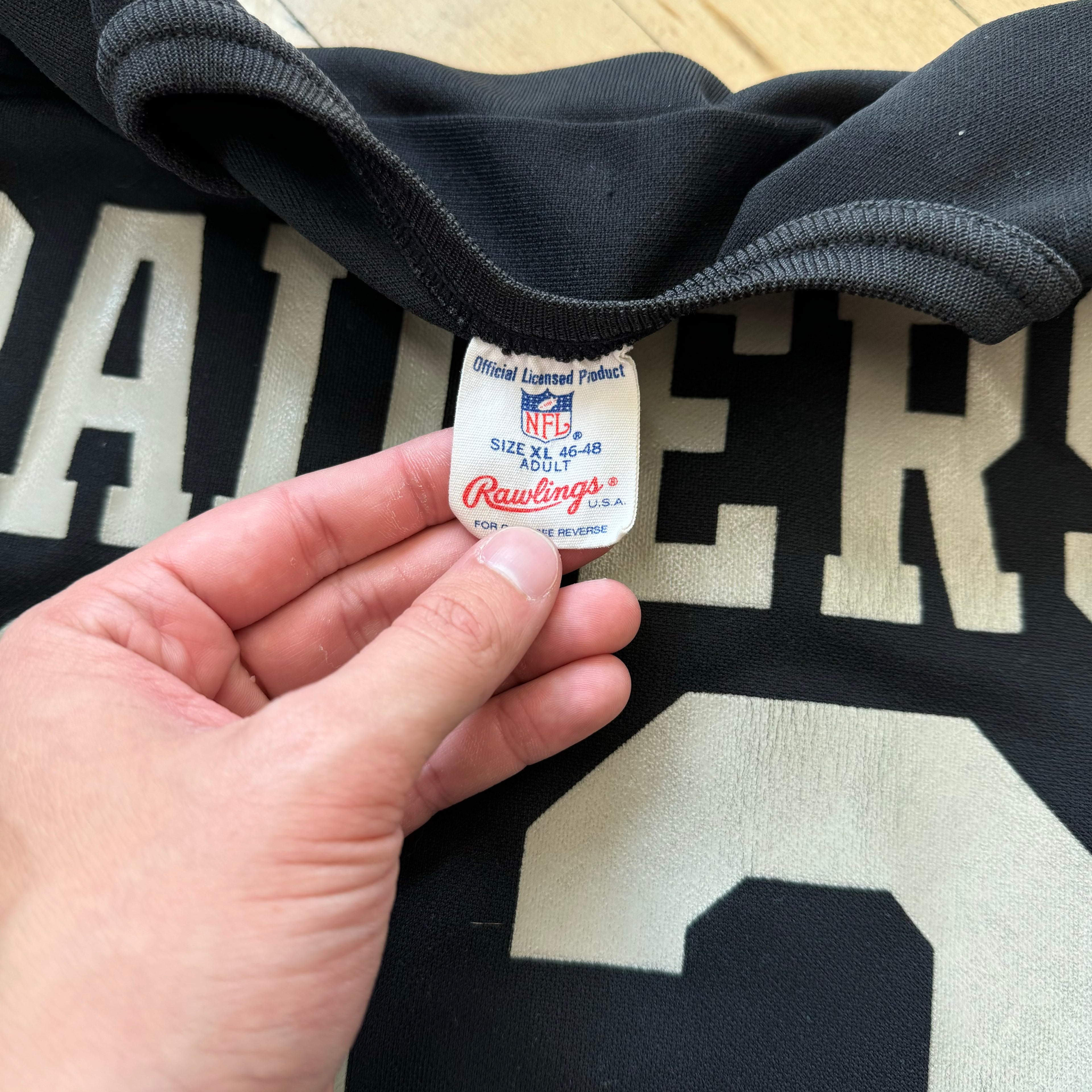 Vintage Rawlings Raiders #22 Football Jersey Sz L