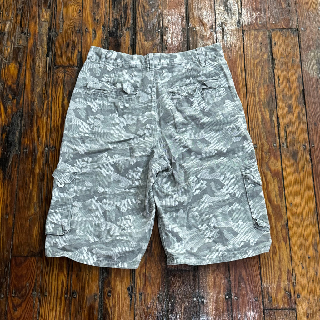 Y2K South Pole Digital Camo Shorts Sz 34