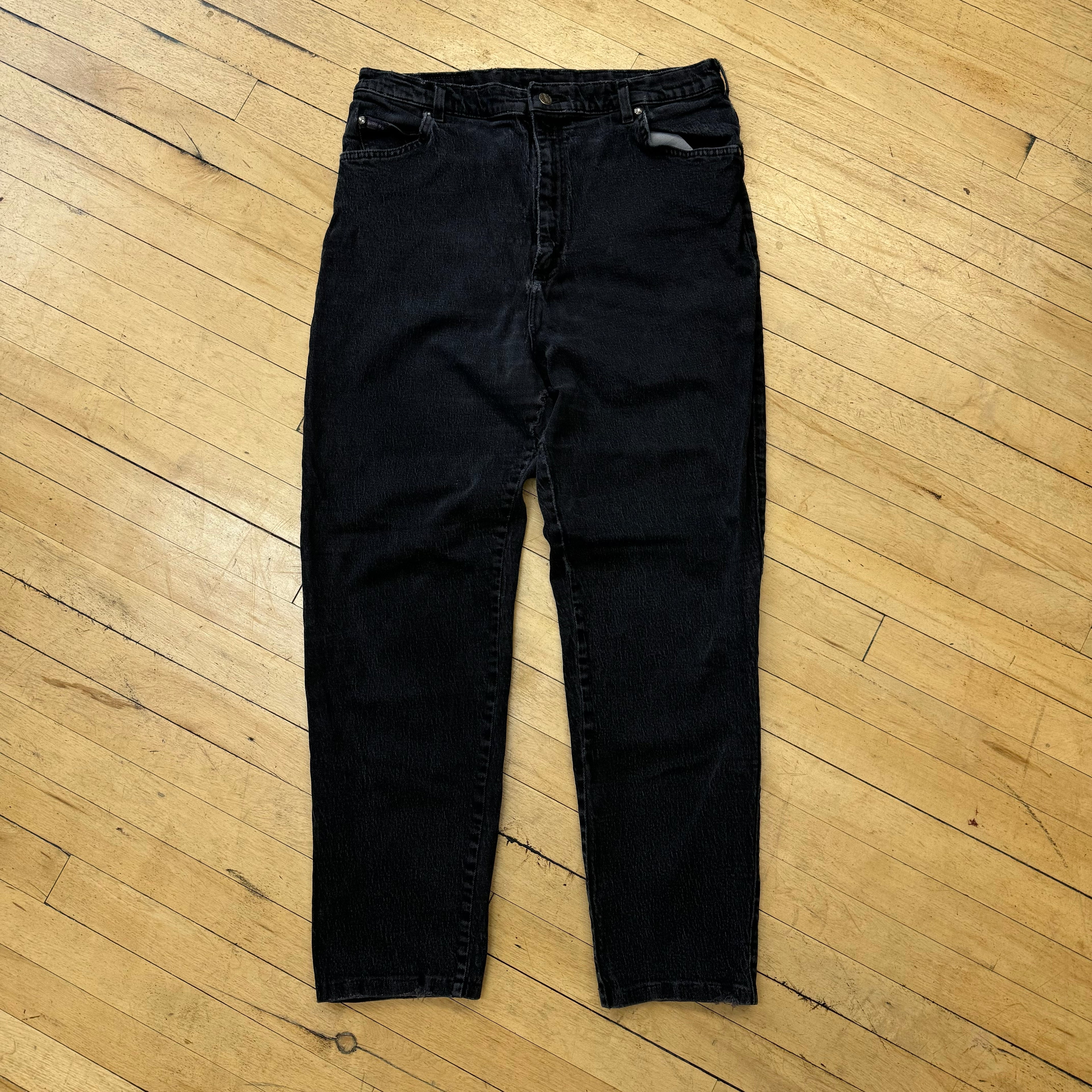 Vintage Black Rider Denim Jeans Sz 28