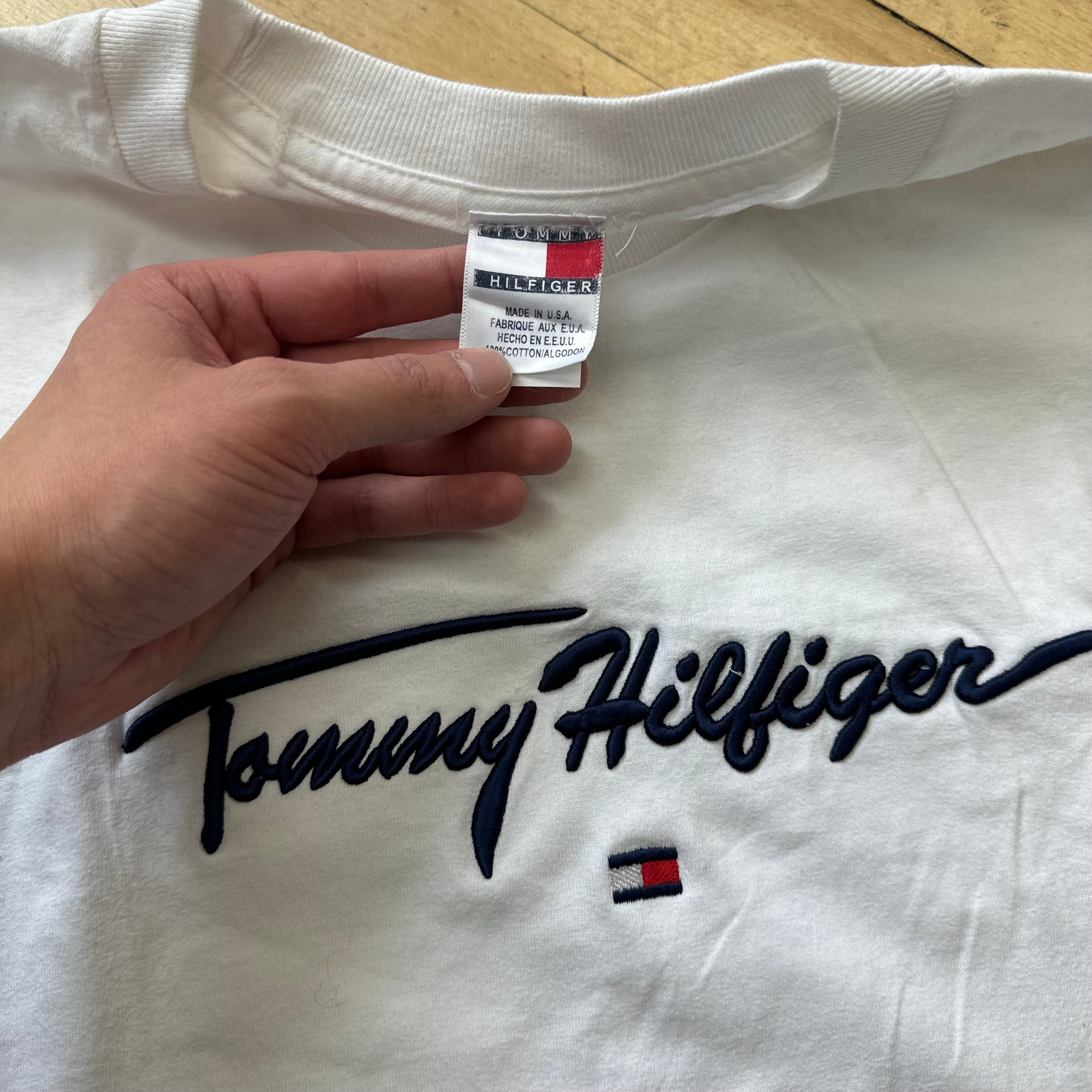Vintage bootleg Tommy Hilfiger T-shirt Sz XL