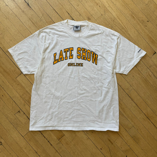 Vintage Late Show Online T-shirt Sz XXL