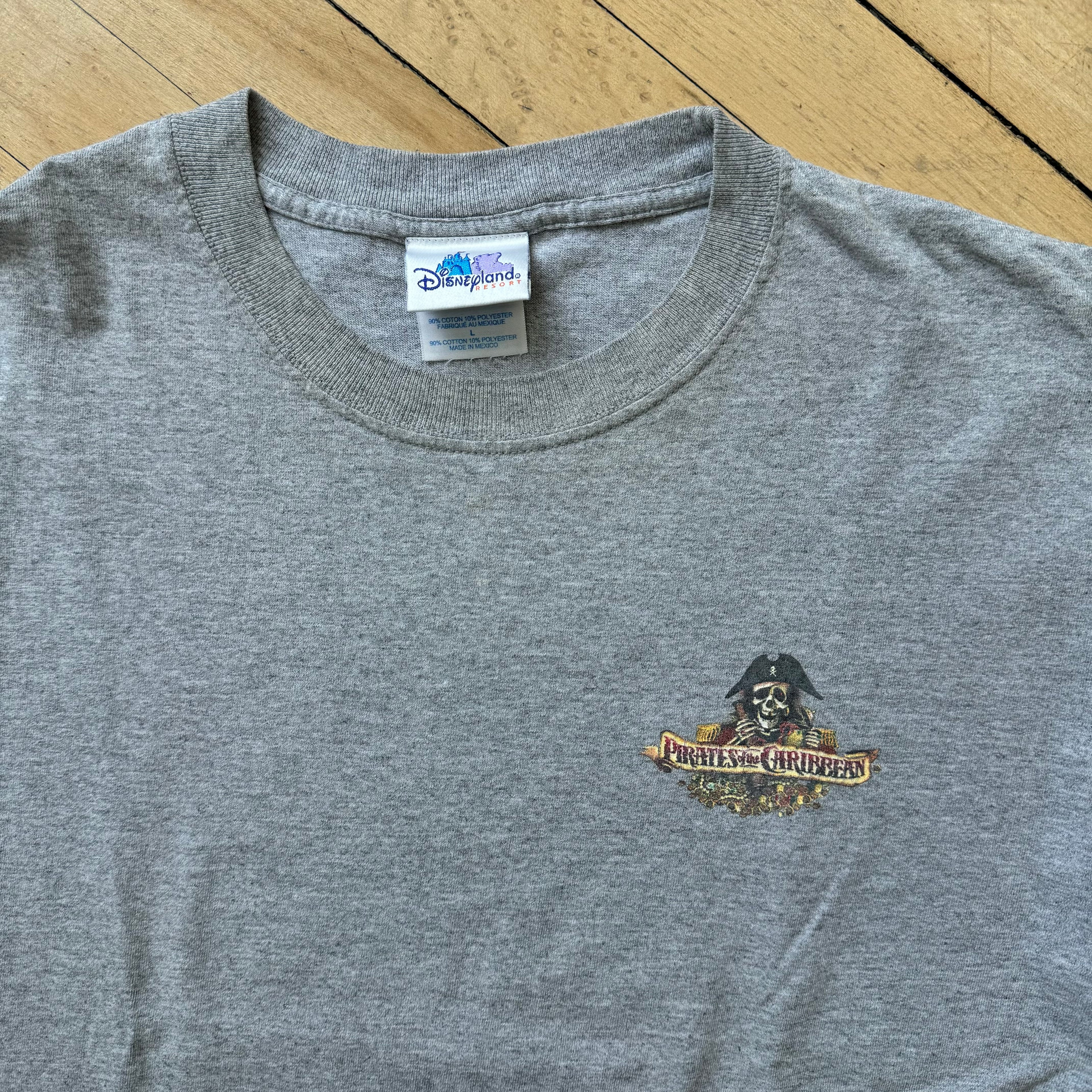 Vintage Pirates of the Caribbean T-shirt Sz L