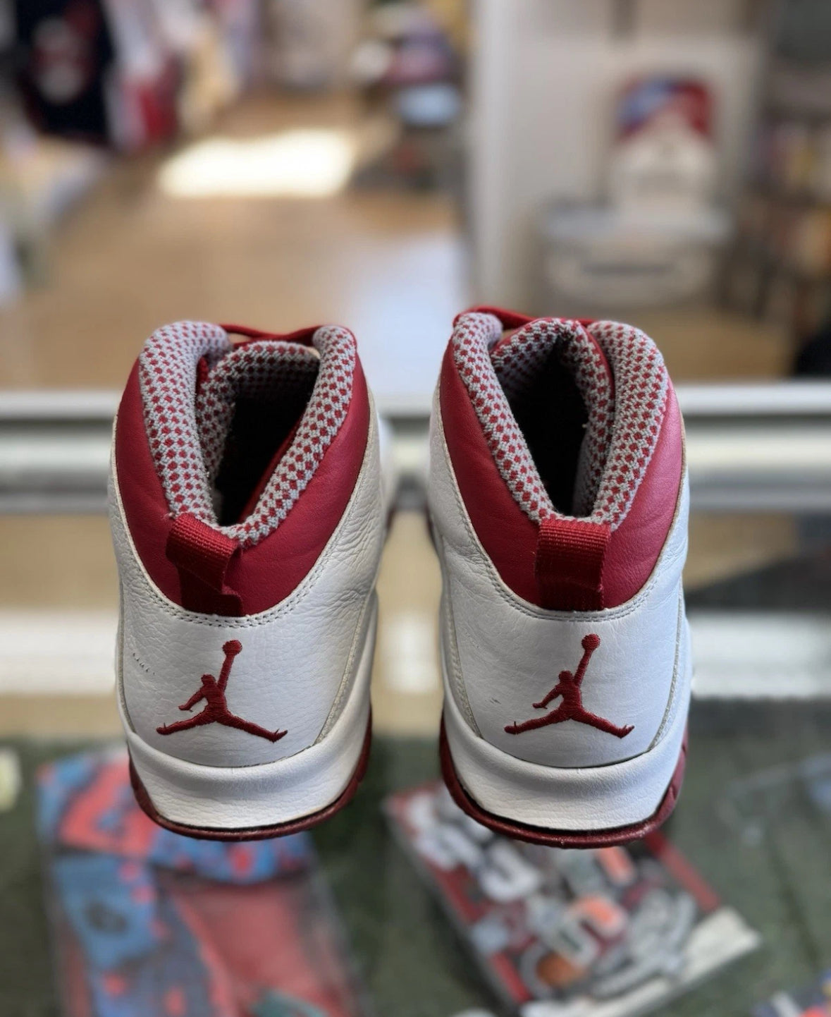 Jordan 10 Red Steel Sz 12
