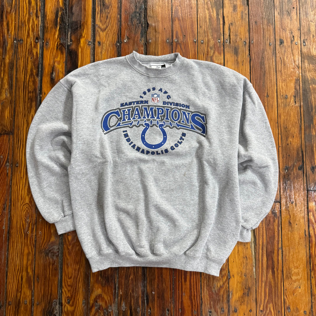 Vintage Indianapolis Colts Division Champions CrewNeck Sz L
