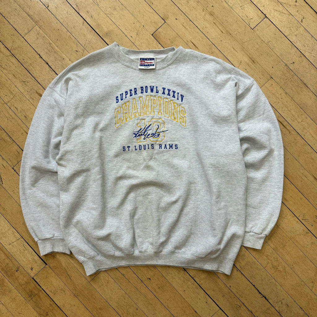 Vintage Rams Super Bowl Champions Sz L