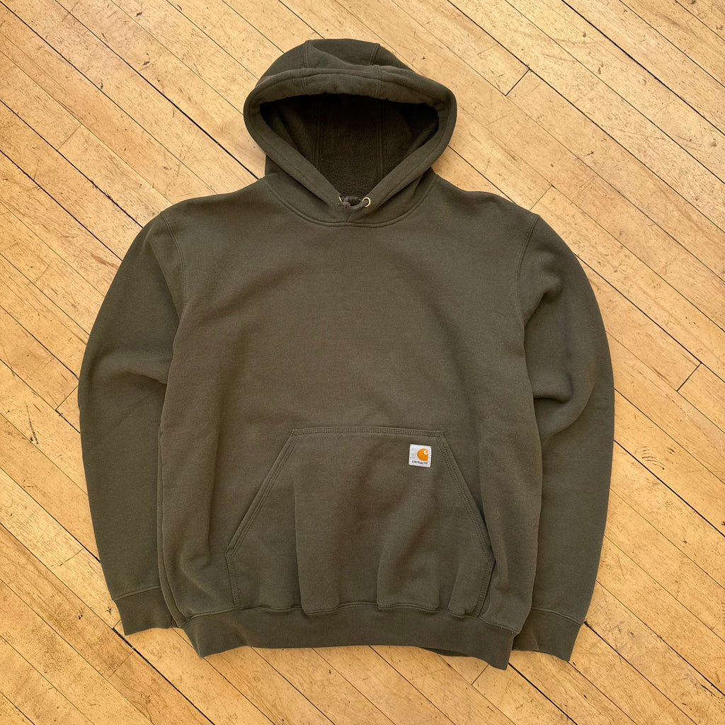 Olive Carhartt Workwear Hoodie Sz L