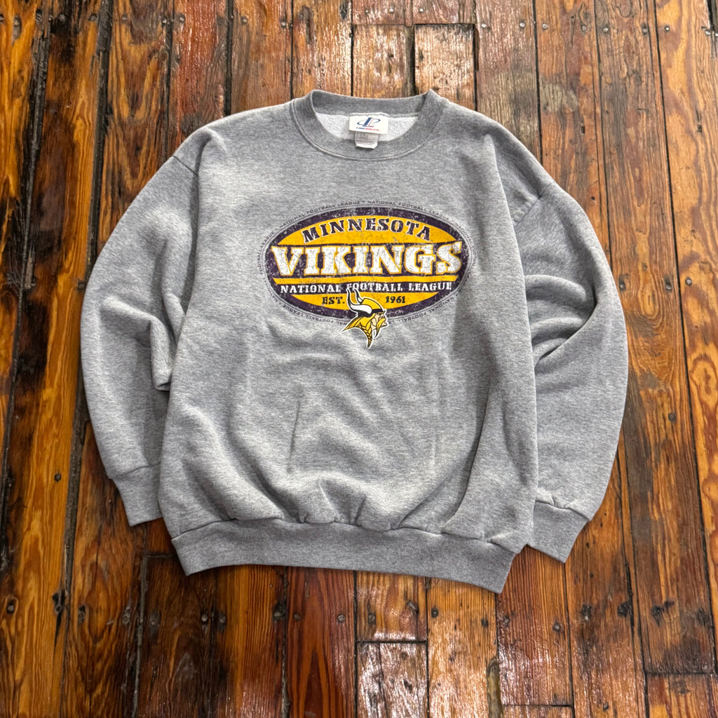 Vintage Minnesota Vikings Oval Crewneck Sz L
