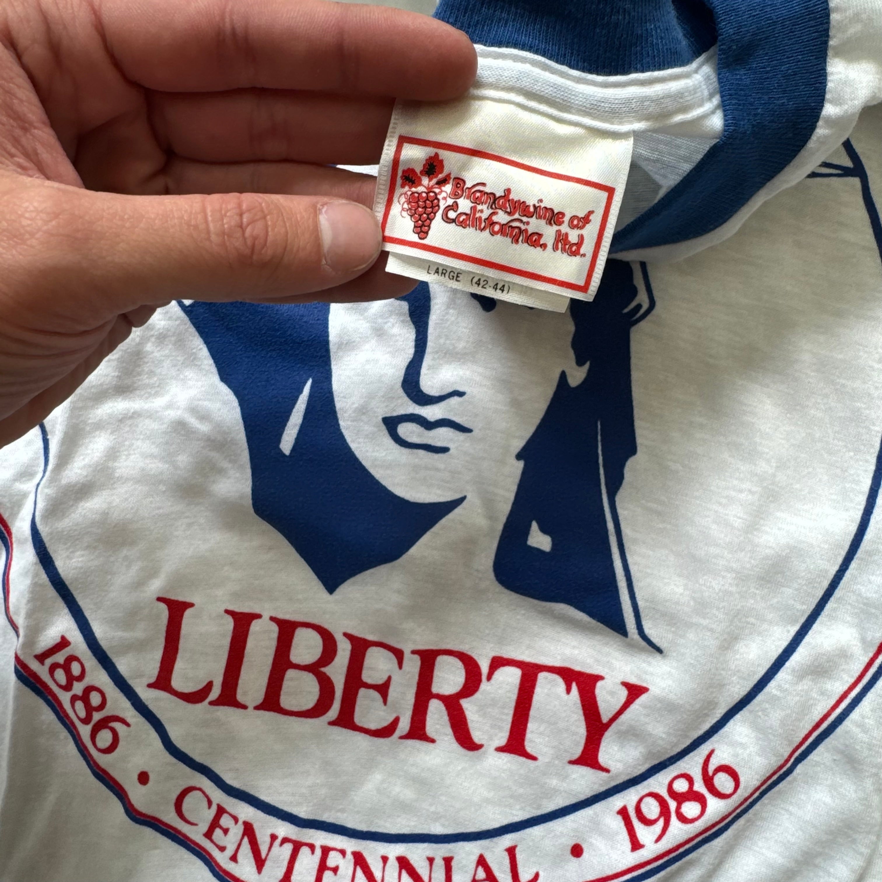 Vintage Statue Of Liberty T-shirt Sz L