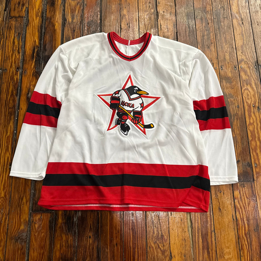 Vintage Russian Penguins Hockey Jersey Sz M