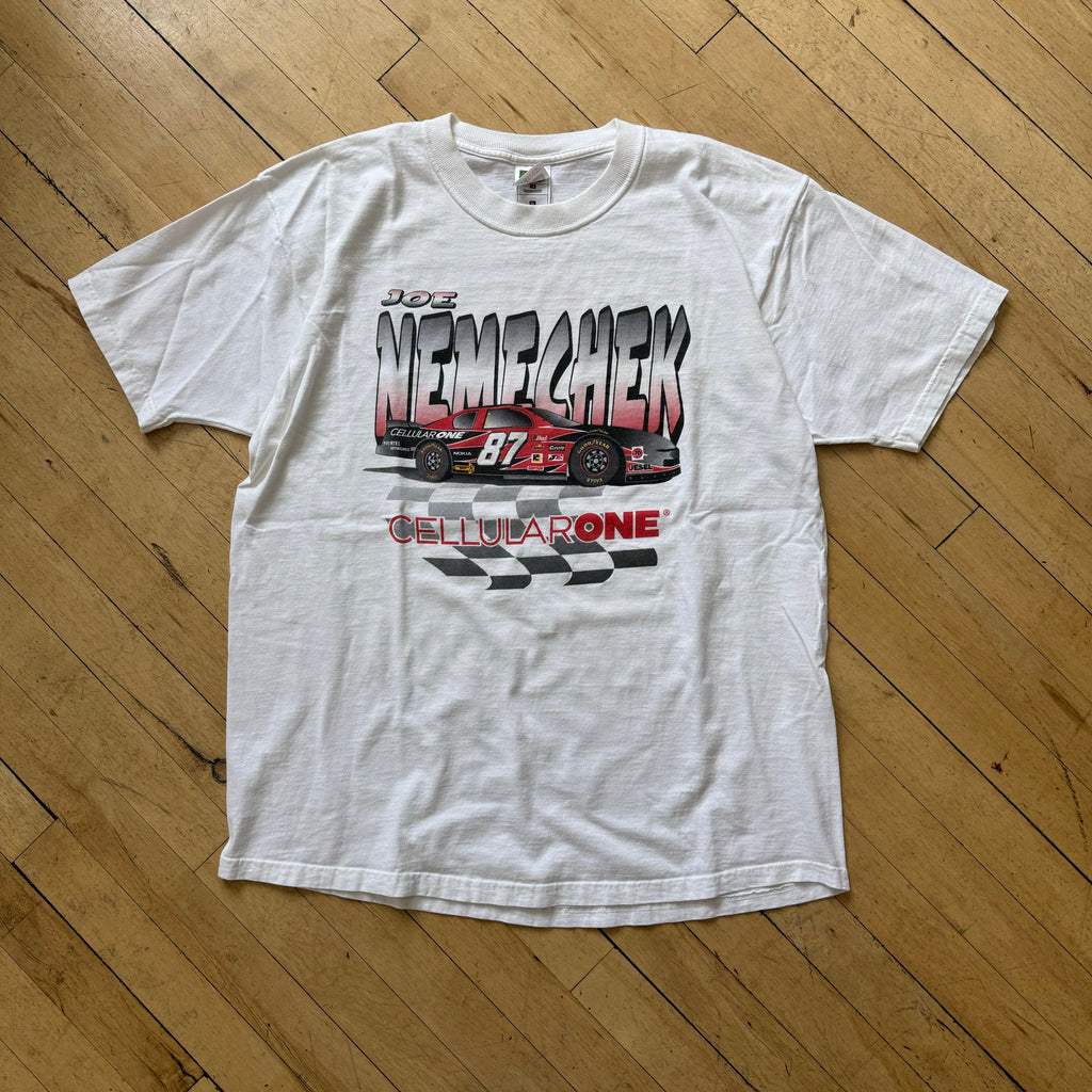 Vintage Joe Nemcheck Nascar T-shirt Sz XL