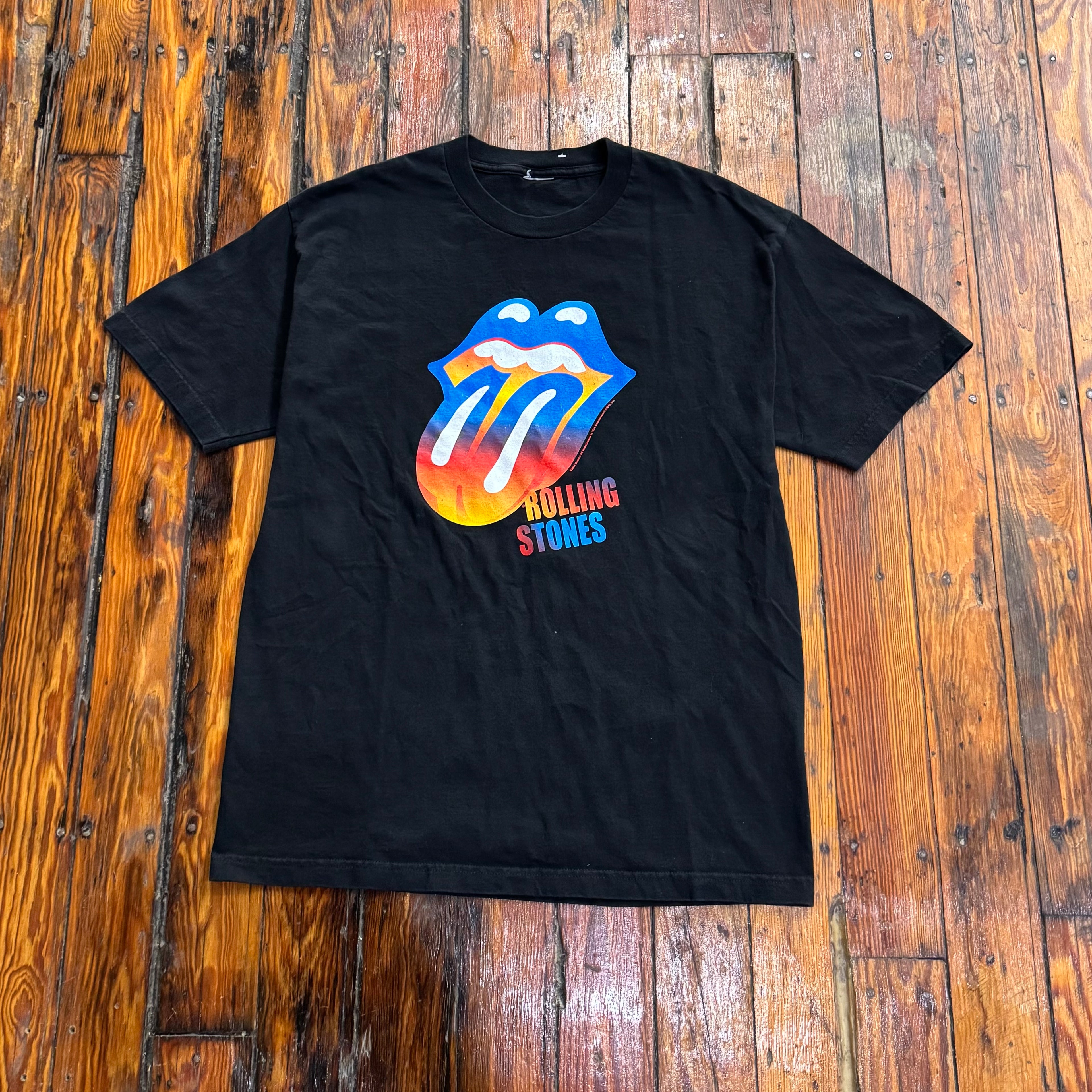 Vintage Rolling Stones Logo T-shirt Sz L