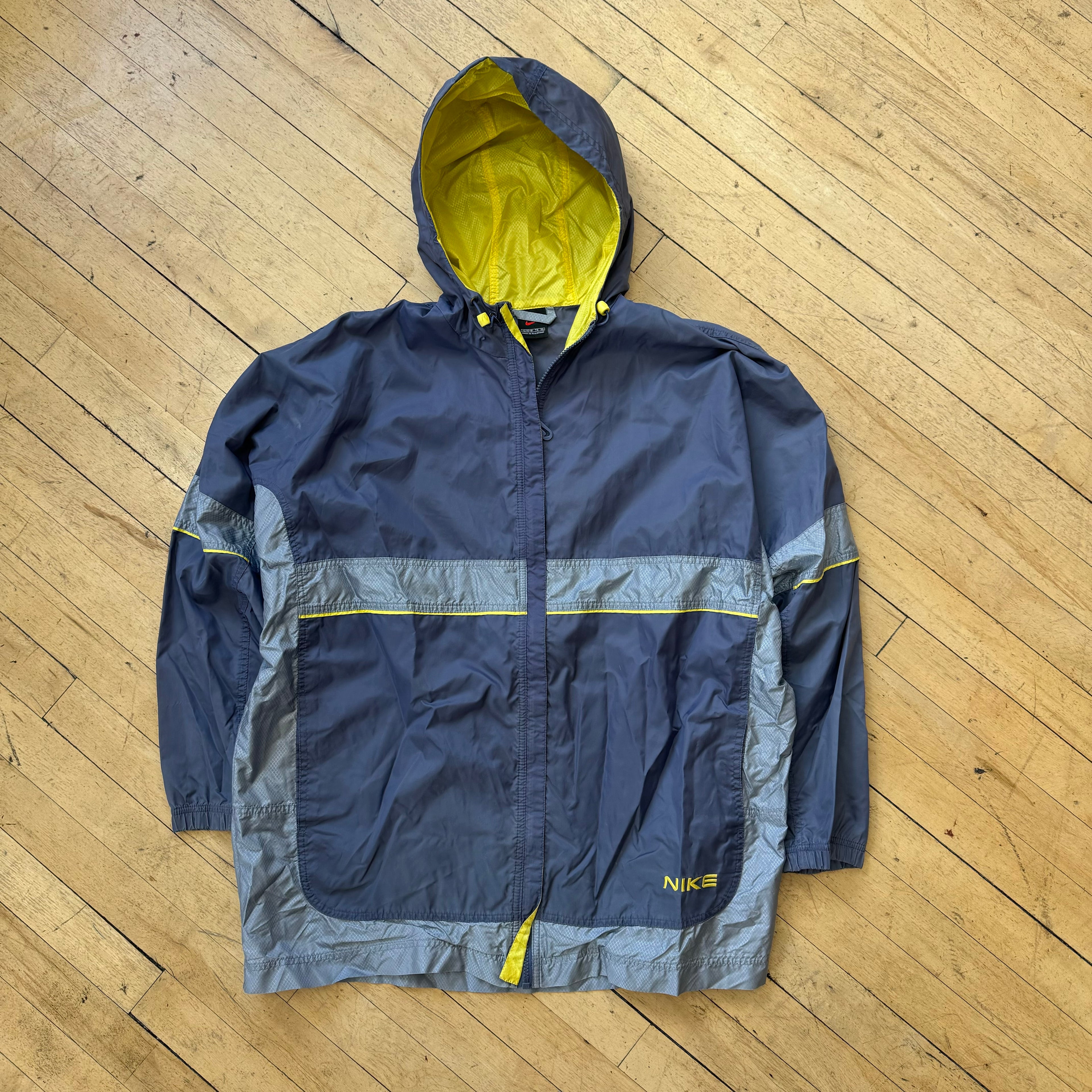 Vintage Nike Windbreaker Zip-Up Jacket Sz L