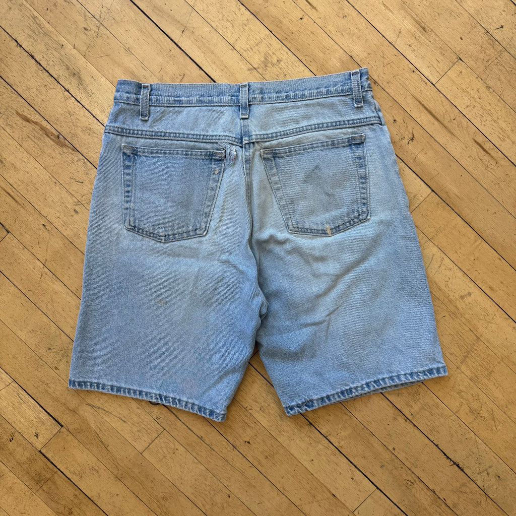 Vintage Faded Glory Light Denim Jean Shorts Sz 32