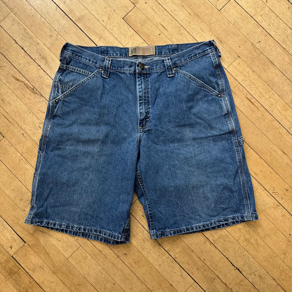 Vintage Lee Dungarees Denim Jean Shorts Sz 36