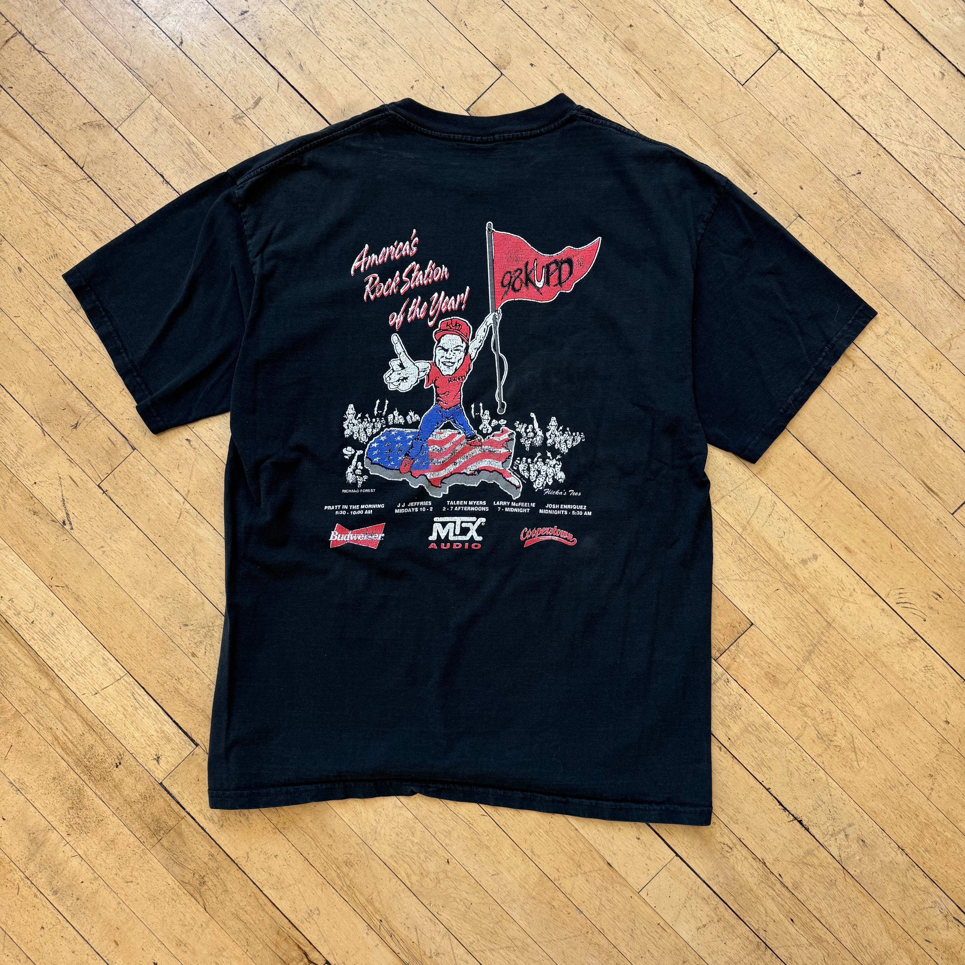 Vintage 98Kupd Radio Station T-shirt Sz XL