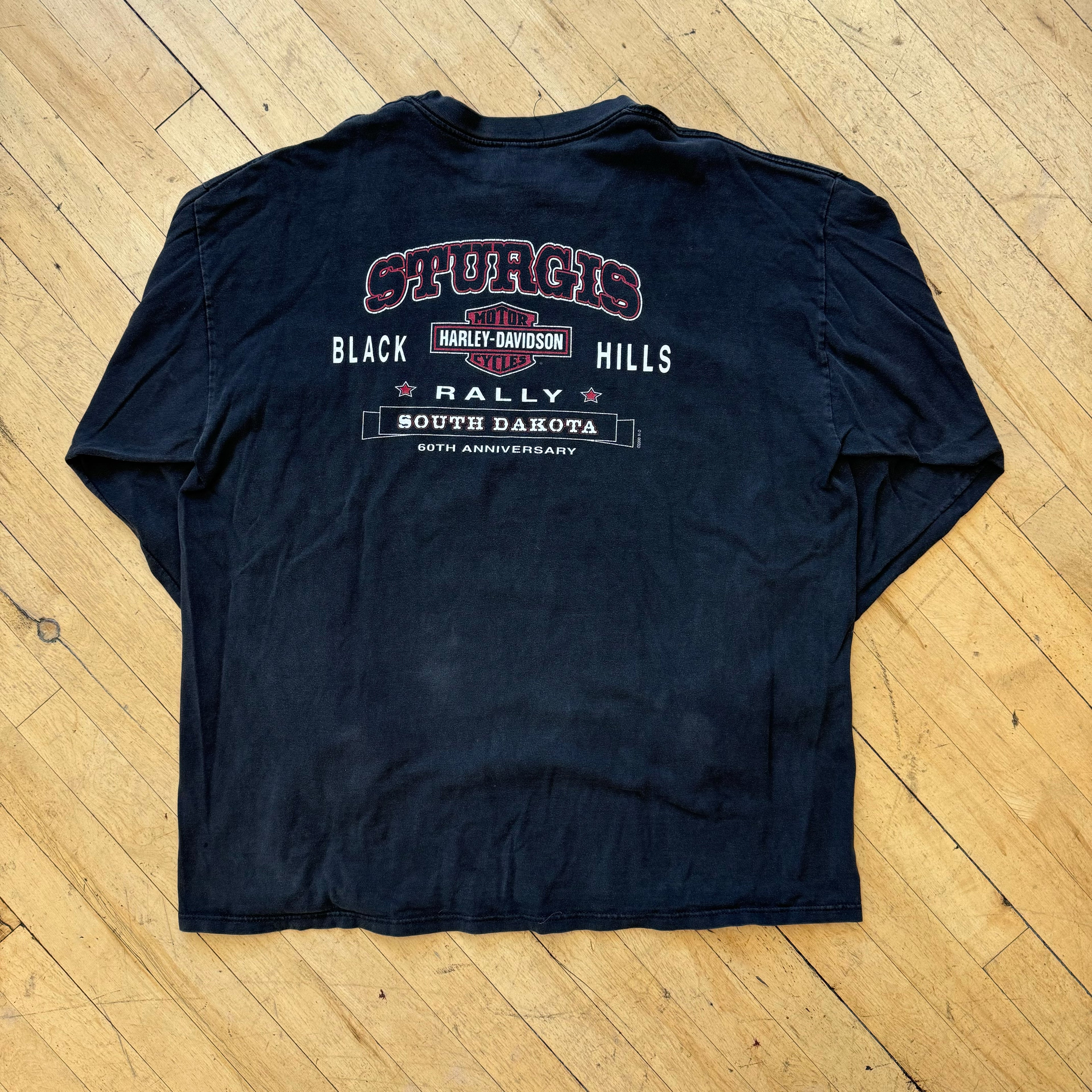 Vintage USA Harley Davidson Long Sleeve T-shirt Sz XL