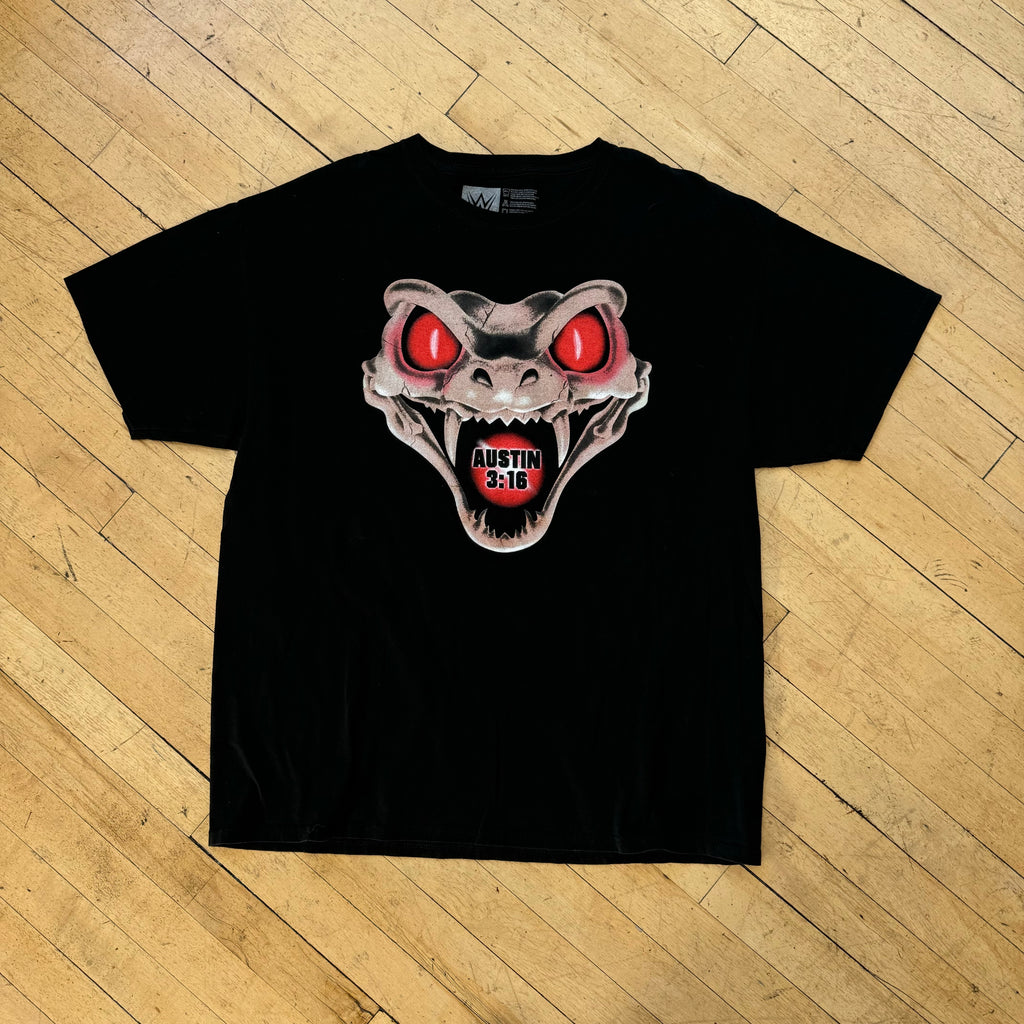 Stone Cold Steve Austin Snake T-Shirt Sz XL
