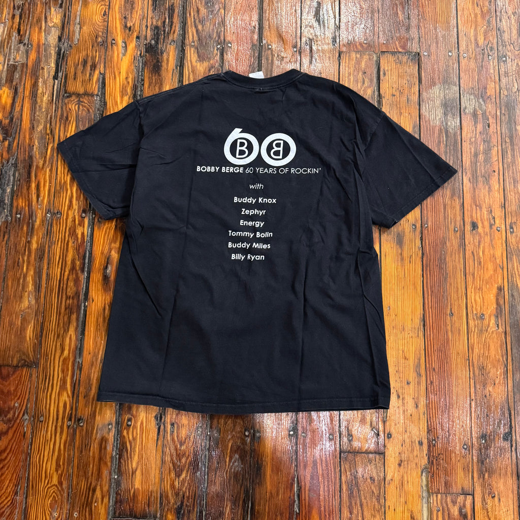 Vintage Bobby Berge 60 years of Rockin T-shirt Sz XL
